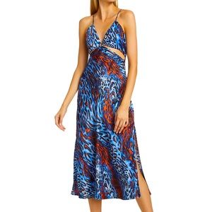 Jonathan Simkhai Standard Eliza Essentials Cut-Out Slipdress like new